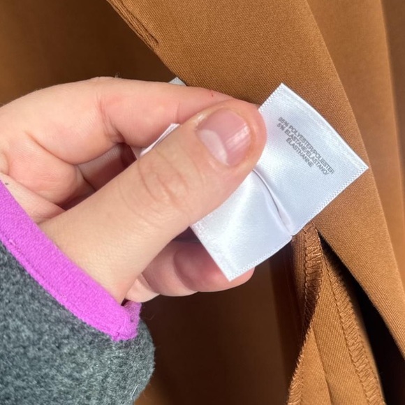 NINEWEST | Women’s Large long open-front blazer terracotta brown - Picture 4 of 5